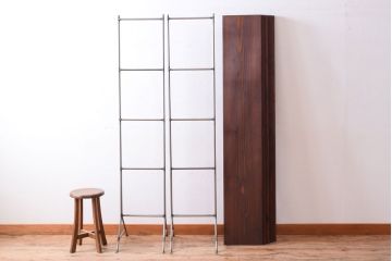 ラフジュオリジナル　薄型アイアンラック【大】(飾り棚)