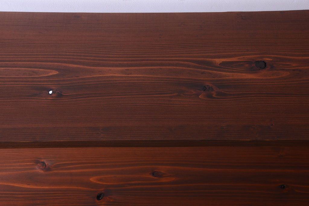 ラフジュオリジナル アイアンの薄型飾り棚【小】(陳列棚・アイアンラック)(2)