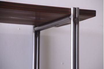 ラフジュオリジナル アイアンの薄型飾り棚【小】(陳列棚・アイアンラック)(2)