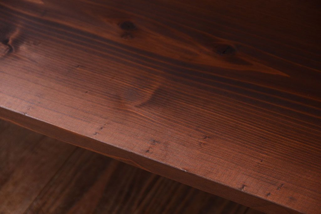 ラフジュオリジナル アイアンの薄型飾り棚【小】(陳列棚・アイアンラック)(2)