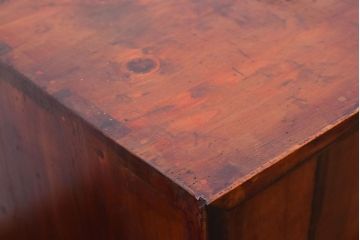 アンティーク家具　黒柿材貼り!和製アンティークの3段箪笥