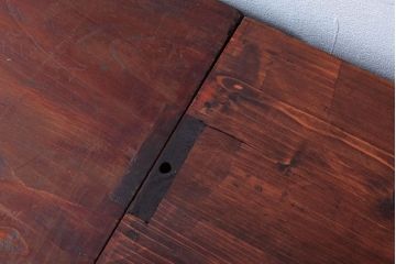 アンティーク家具　黒柿材貼り!和製アンティークの3段箪笥