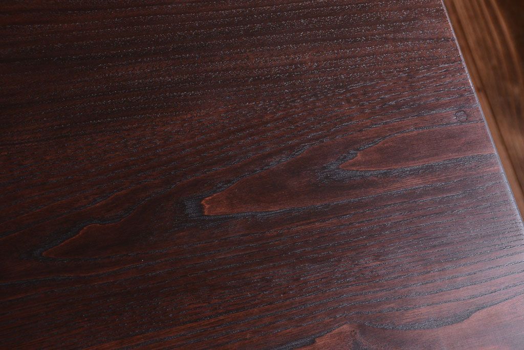 アンティーク家具　結霜ガラス入り!上品な古い時代箪笥の脚付きサイドボード