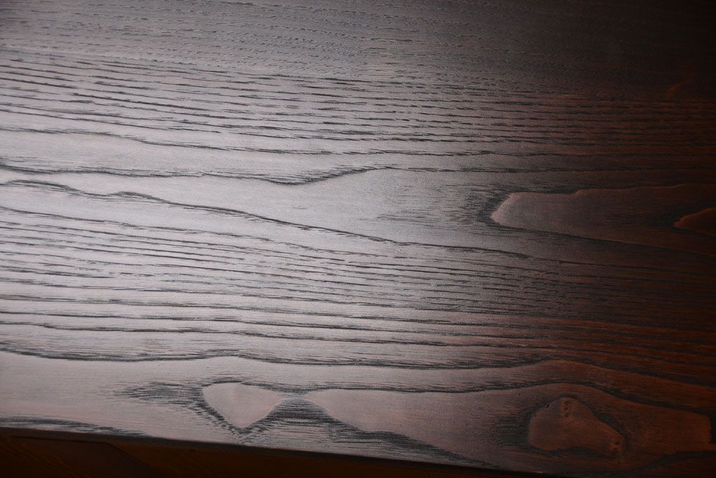 アンティーク家具　結霜ガラス入り!上品な古い時代箪笥の脚付きサイドボード