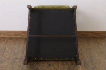 アンティーク家具　大正ロマン　古い木製のモダンなアンティークアームチェア(ソファ)(2)