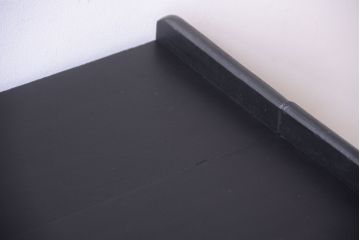 アンティーク家具　和製アンティークのブラックペイント文机