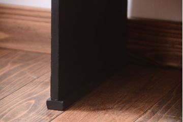 アンティーク家具　和製アンティークのブラックペイント文机