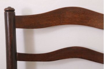 アンティーク家具　イギリス製　アンティーク　ペーパーコードチェア(1)