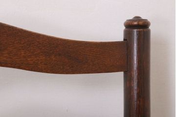 アンティーク家具　イギリス製　アンティーク　ペーパーコードチェア(1)