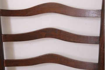 アンティーク家具　イギリス製　アンティーク　ペーパーコードチェア(1)