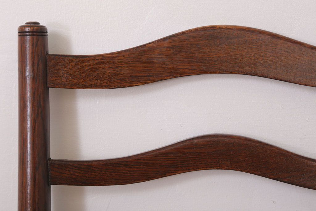 アンティーク家具　イギリス製　アンティーク　ペーパーコードチェア(2)