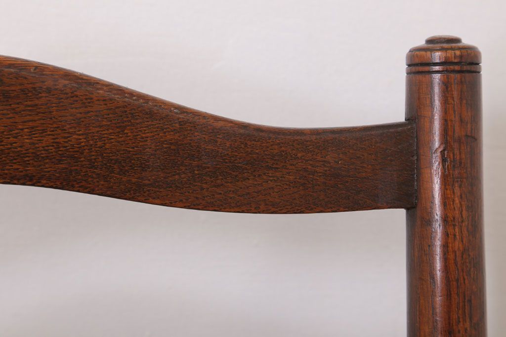 アンティーク家具　イギリス製　アンティーク　ペーパーコードチェア(2)