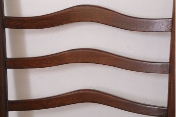 アンティーク家具　イギリス製　アンティーク　ペーパーコードチェア(2)