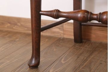 アンティーク家具　イギリス製　アンティーク　ペーパーコードチェア(2)