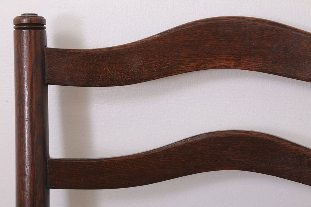 アンティーク家具　イギリス製　アンティーク　ペーパーコードチェア2脚セット