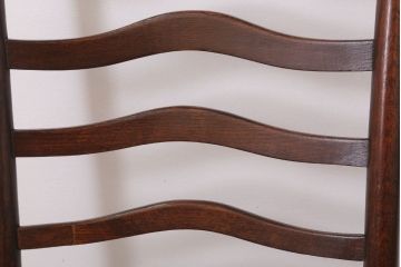 アンティーク家具　イギリス製　アンティーク　ペーパーコードチェア2脚セット