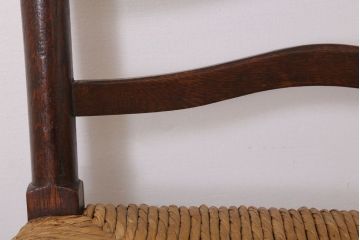 アンティーク家具　イギリス製　アンティーク　ペーパーコードチェア2脚セット