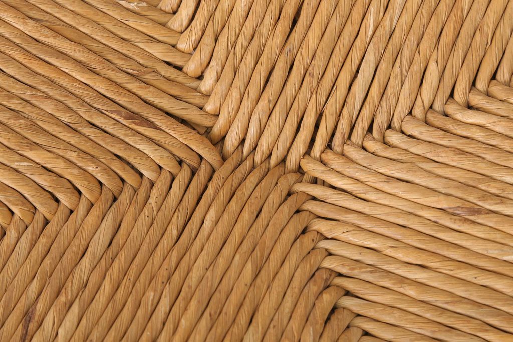 アンティーク家具　イギリス製　アンティーク　ペーパーコードチェア2脚セット