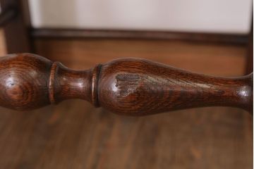 アンティーク家具　イギリス製　アンティーク　ペーパーコードチェア2脚セット