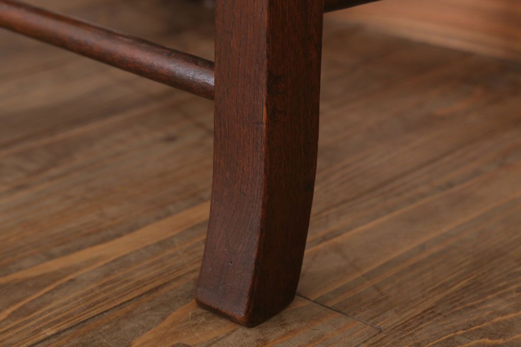 アンティーク家具　イギリス製　アンティーク　ペーパーコードチェア2脚セット