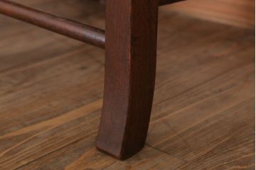 アンティーク家具　イギリス製　アンティーク　ペーパーコードチェア2脚セット