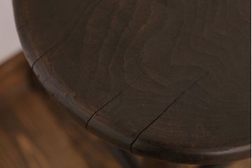 レトロ家具　和製アンティークのレトロな丸スツール