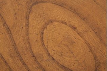 レトロ家具　和製アンティークのレトロな丸スツール(2)