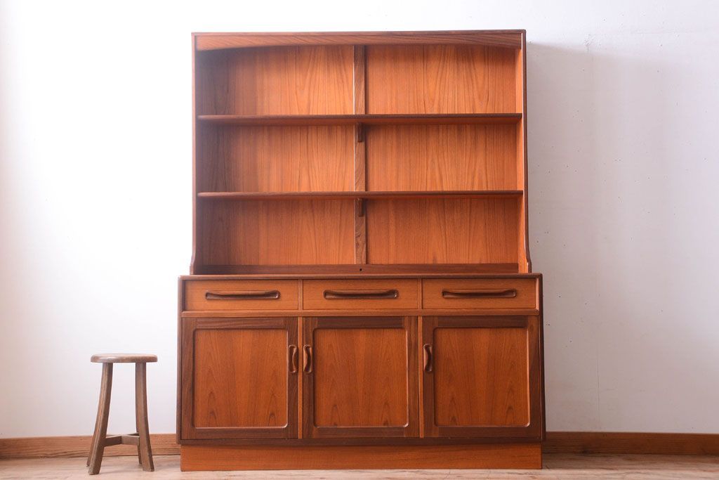 ヴィンテージ家具　北欧ビンテージ　G-PLAN　上質なキャビネット(重ね収納棚)