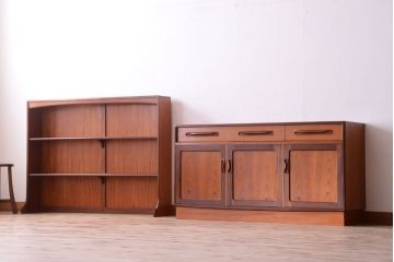 ヴィンテージ家具　北欧ビンテージ　G-PLAN　上質なキャビネット(重ね収納棚)