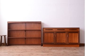 ヴィンテージ家具　北欧ビンテージ　G-PLAN　上質なキャビネット(重ね収納棚)