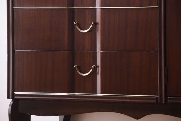 ヴィンテージ家具　マホガニー突板!イギリスビンテージサイドボード(リビングボード)