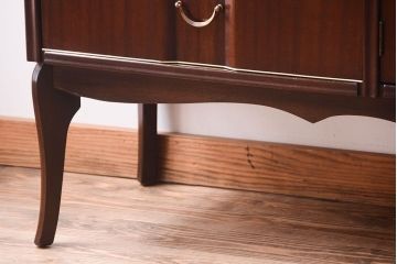 ヴィンテージ家具　マホガニー突板!イギリスビンテージサイドボード(リビングボード)