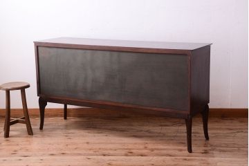 ヴィンテージ家具　マホガニー突板!イギリスビンテージサイドボード(リビングボード)