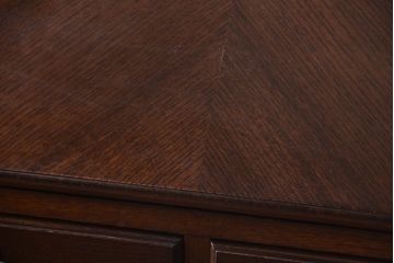 アンティーク雑貨　イギリスアンティーク　上質なオーク材製のビューローブックケース
