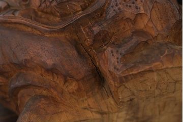 アンティーク雑貨　古民具・骨董　欅材　木彫りの大黒様と恵比寿様の置物