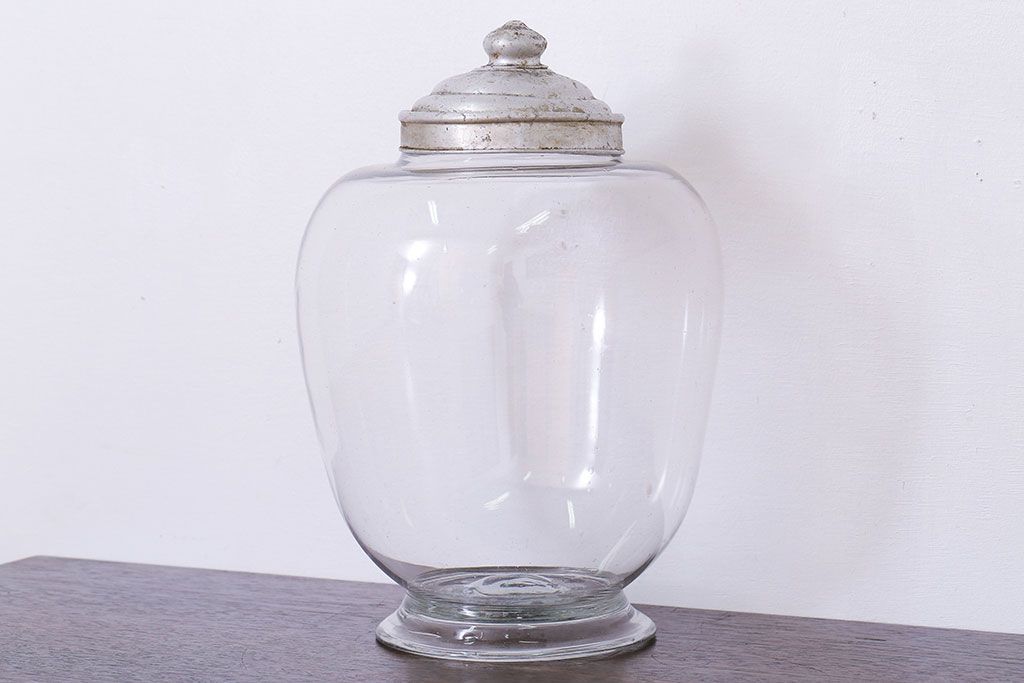 アンティーク雑貨　昭和レトロ　古い駄菓子屋の地球瓶