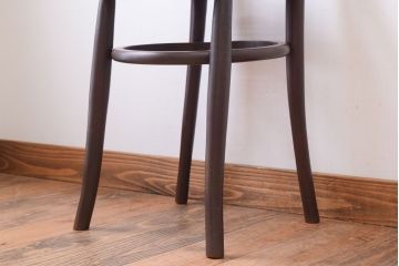 中古　秋田木工　ビンテージ　編座面の上質なチェア