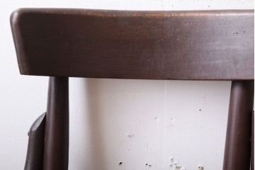 中古　秋田木工　ビンテージ　編座面の上質なチェア