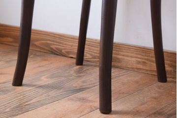 中古　秋田木工　ビンテージ　編座面の上質なチェア