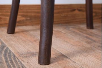 中古　秋田木工　ビンテージ　編座面の上質なチェア