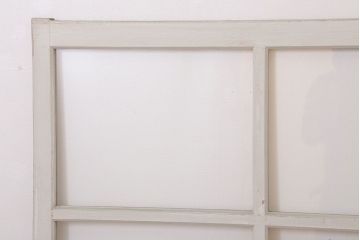 昭和レトロなアンティークガラス戸2枚セット(引き戸・窓)(1)