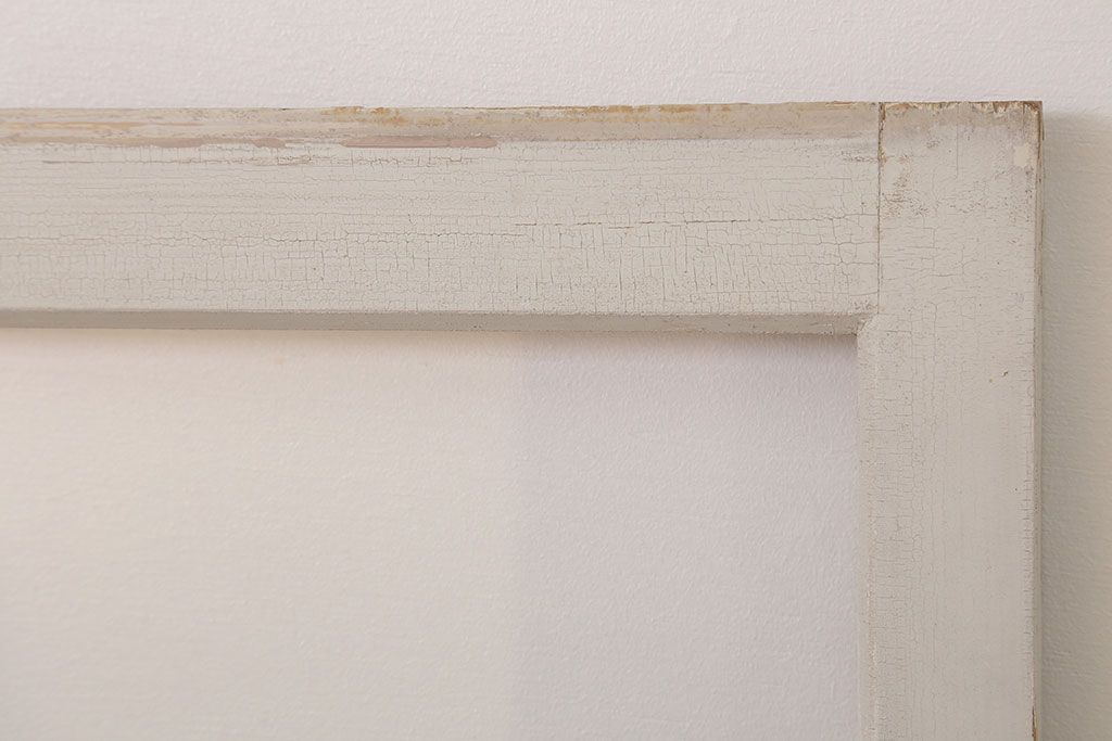 昭和レトロなアンティークガラス戸2枚セット(引き戸・窓)(1)