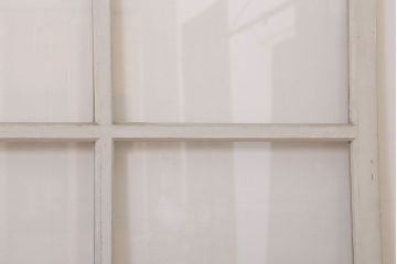 昭和レトロなアンティークガラス戸2枚セット(引き戸・窓)(1)