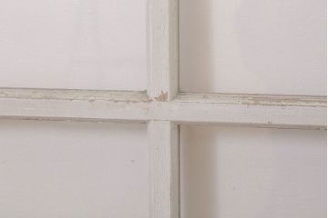 昭和レトロなアンティークガラス戸2枚セット(引き戸・窓)(1)