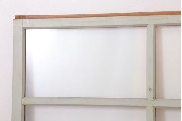 昭和レトロなアンティークガラス戸2枚セット(引き戸・窓)(2)