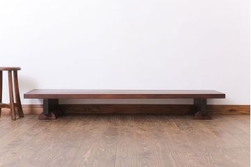 アンティーク雑貨　和製アンティークの置き型木味裁ち板(1)