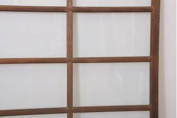 アンティークの昭和レトロなガラス戸2枚セット(引き戸・窓)(1)