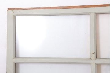 アンティークの昭和レトロなガラス戸2枚セット(引き戸・窓)(1)
