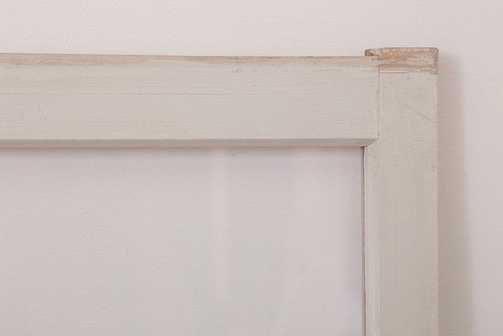 【A様ご成約分】アンティークの昭和レトロなガラス戸2枚セット(引き戸・窓)(2)