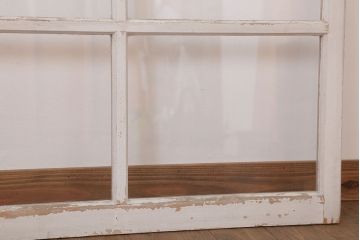 【A様ご成約分】アンティークの昭和レトロなガラス戸2枚セット(引き戸・窓)(2)